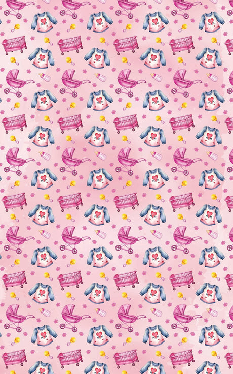 I Love You Mom - Pink - London Penny Gift Wrap