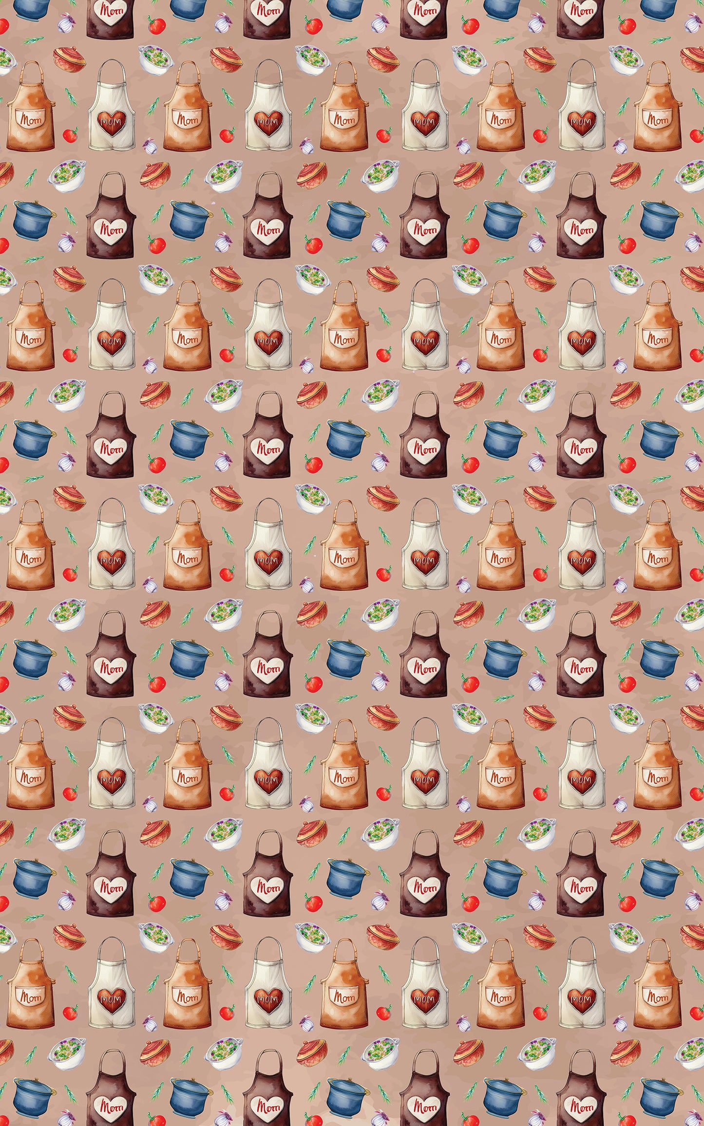 Mom's Apron - Brown