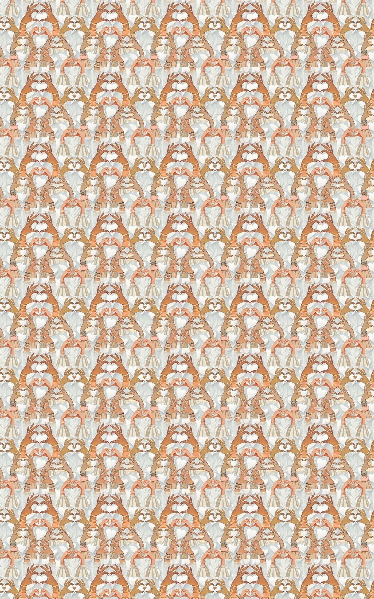 Heart Hands - London Penny Gift Wrap