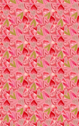 Mixed Hearts Pink - London Penny Gift Wrap