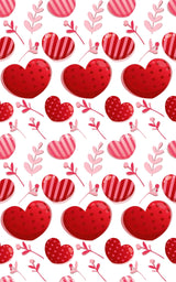 Floral Hearts - London Penny Gift Wrap