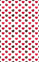 Hearts Choco - London Penny Gift Wrap