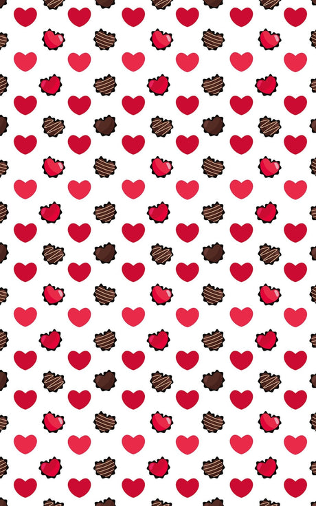 Hearts Choco - London Penny Gift Wrap