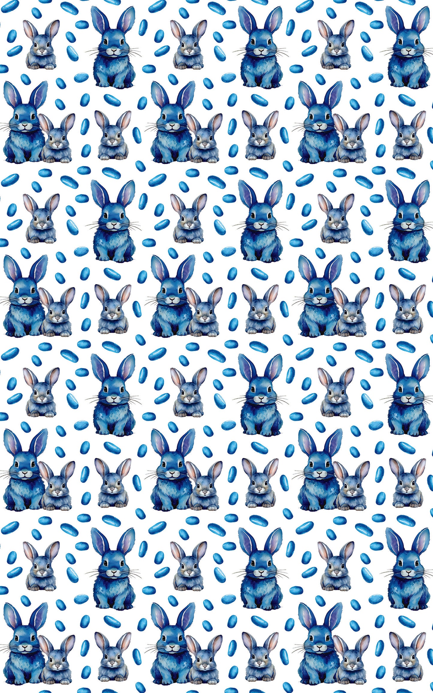 Bunnies and Beans - Blue