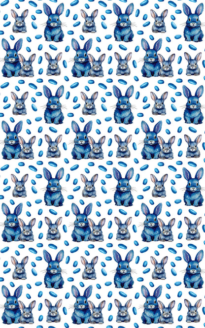 Bunnies and Beans - Blue
