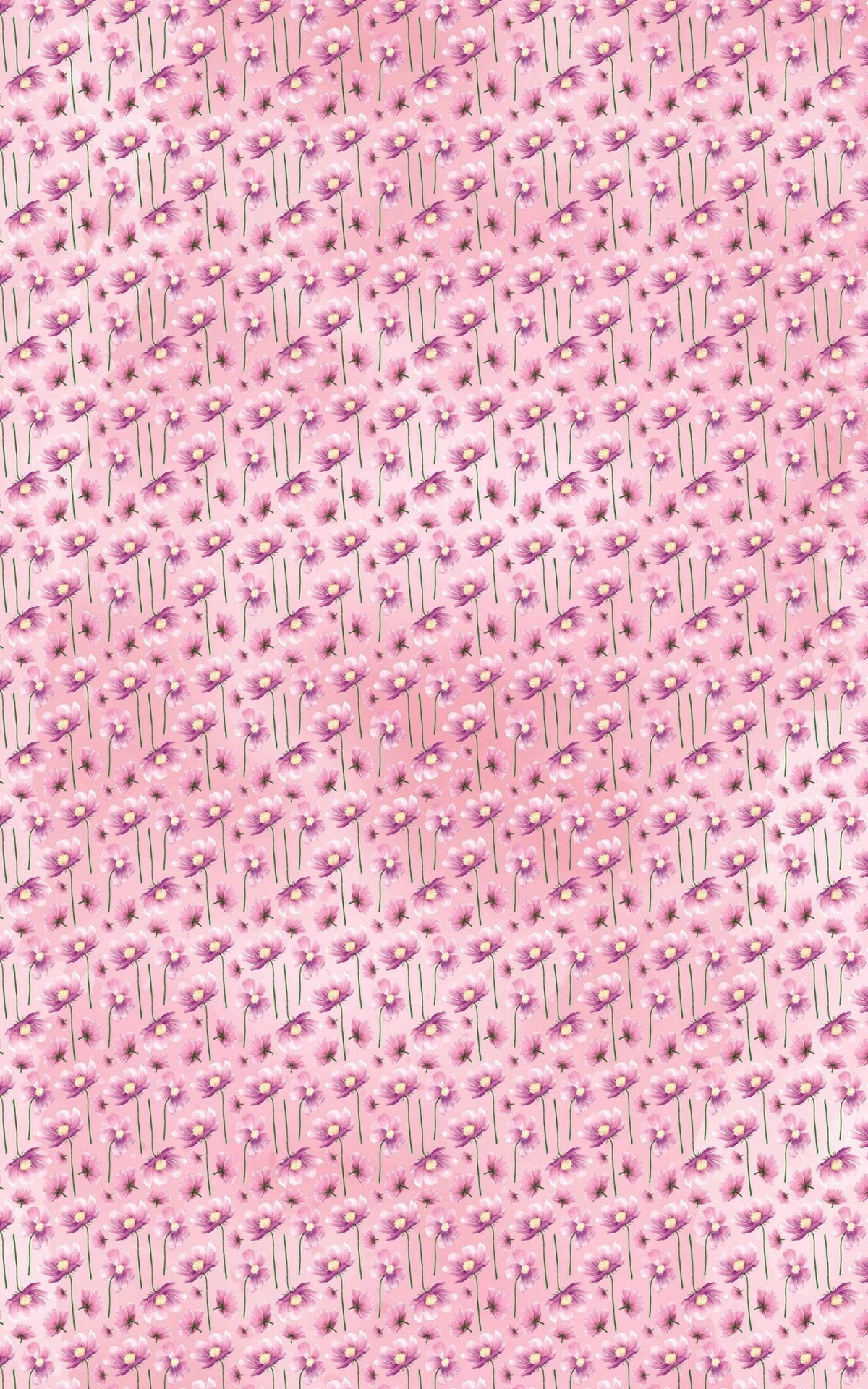 Summer Flowers Pink - London Penny Gift Wrap
