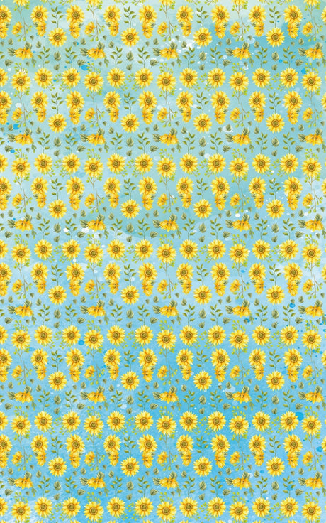 Sunflower Blue - London Penny Gift Wrap