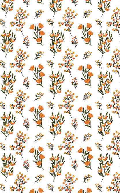 Orange Wild Flowers