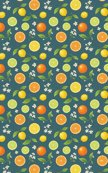 Citrus Zest - London Penny Gift Wrap