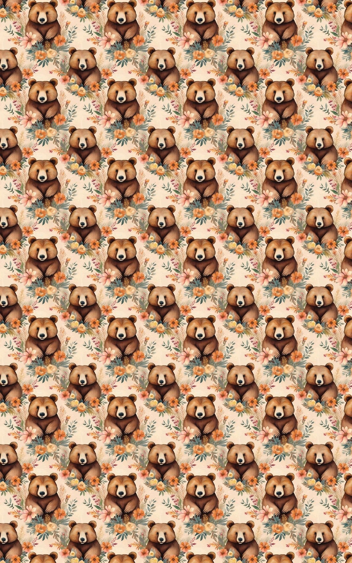 Botanic Bears - London Penny Gift Wrap