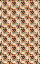 Botanic Bears - London Penny Gift Wrap