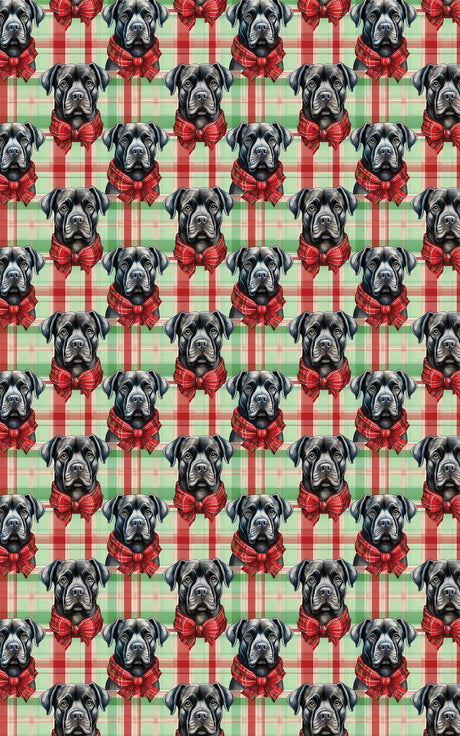 Cane Corso Plaid Parade - London Penny Gift Wrap
