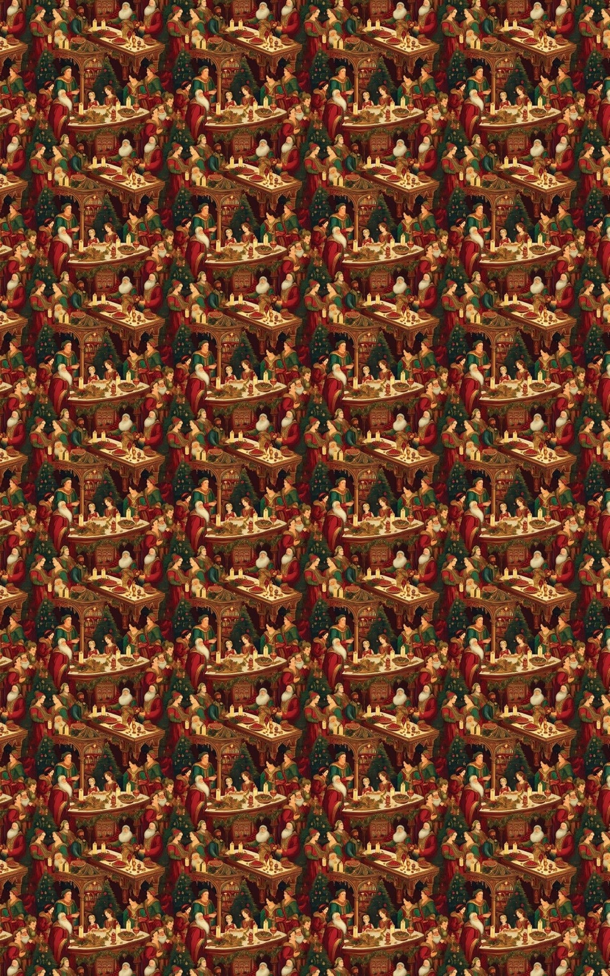 Yuletide Tapestry - London Penny Gift Wrap