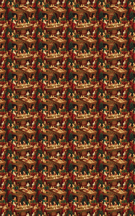 Yuletide Tapestry - London Penny Gift Wrap