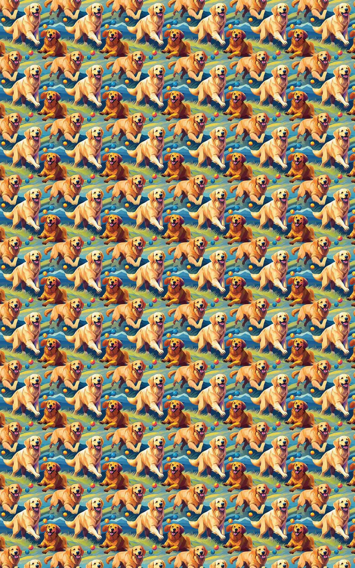 Golden Ball Pursuit - London Penny Gift Wrap