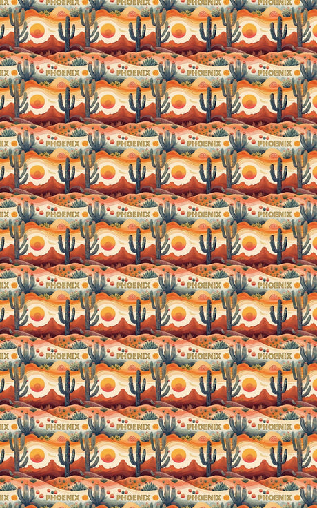 Phoenix — Desert Glow Wrapping Paper - London Penny Gift Wrap