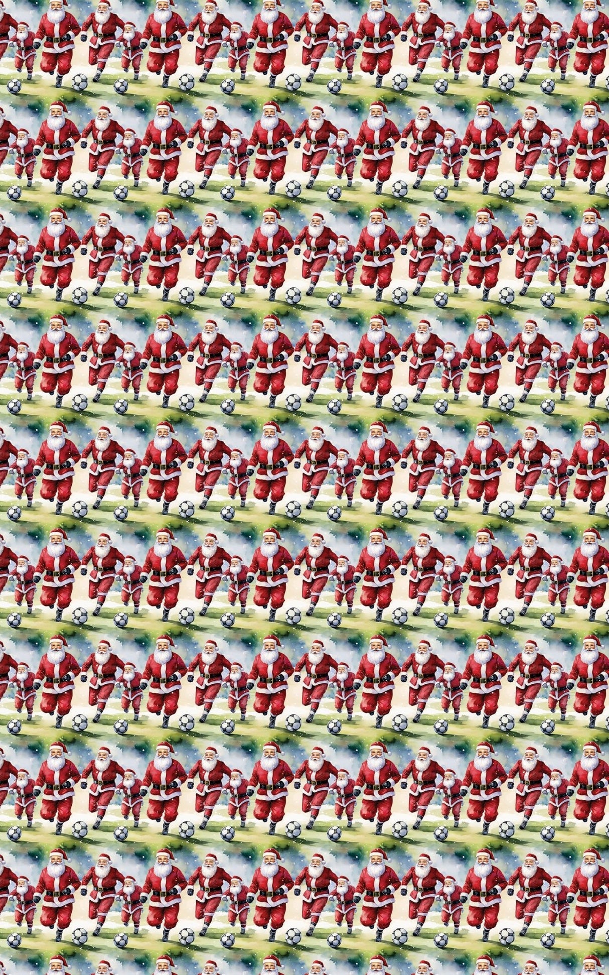 Santa Strikes Again! - London Penny Gift Wrap