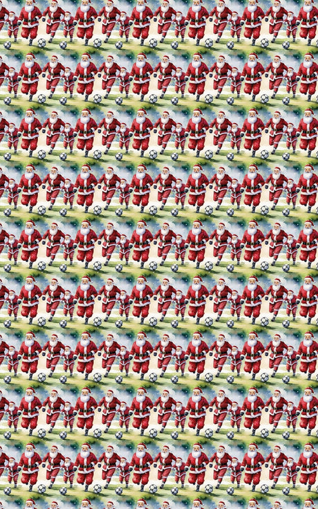 Santa Strikes Again! - London Penny Gift Wrap