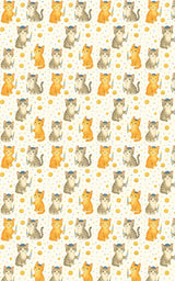 Hanukkah Critters - London Penny Gift Wrap