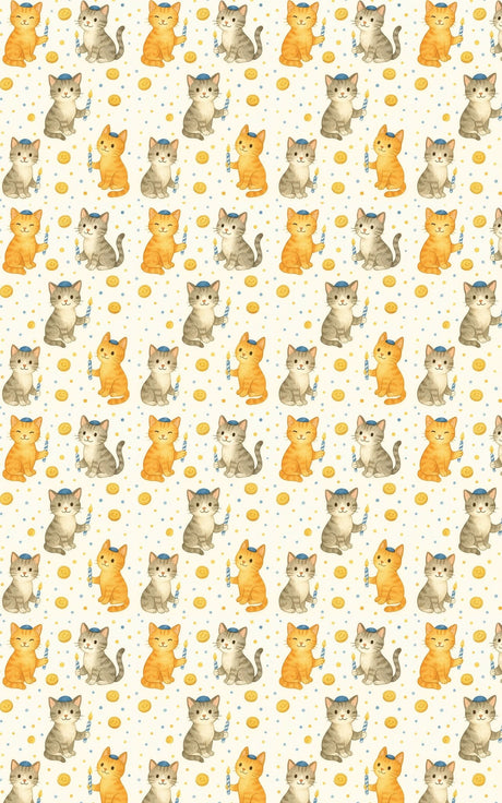 Hanukkah Critters - London Penny Gift Wrap