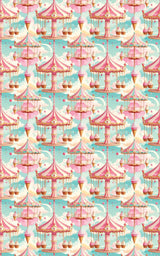 Ice Cream Carousel Wrapping Paper - London Penny Gift Wrap