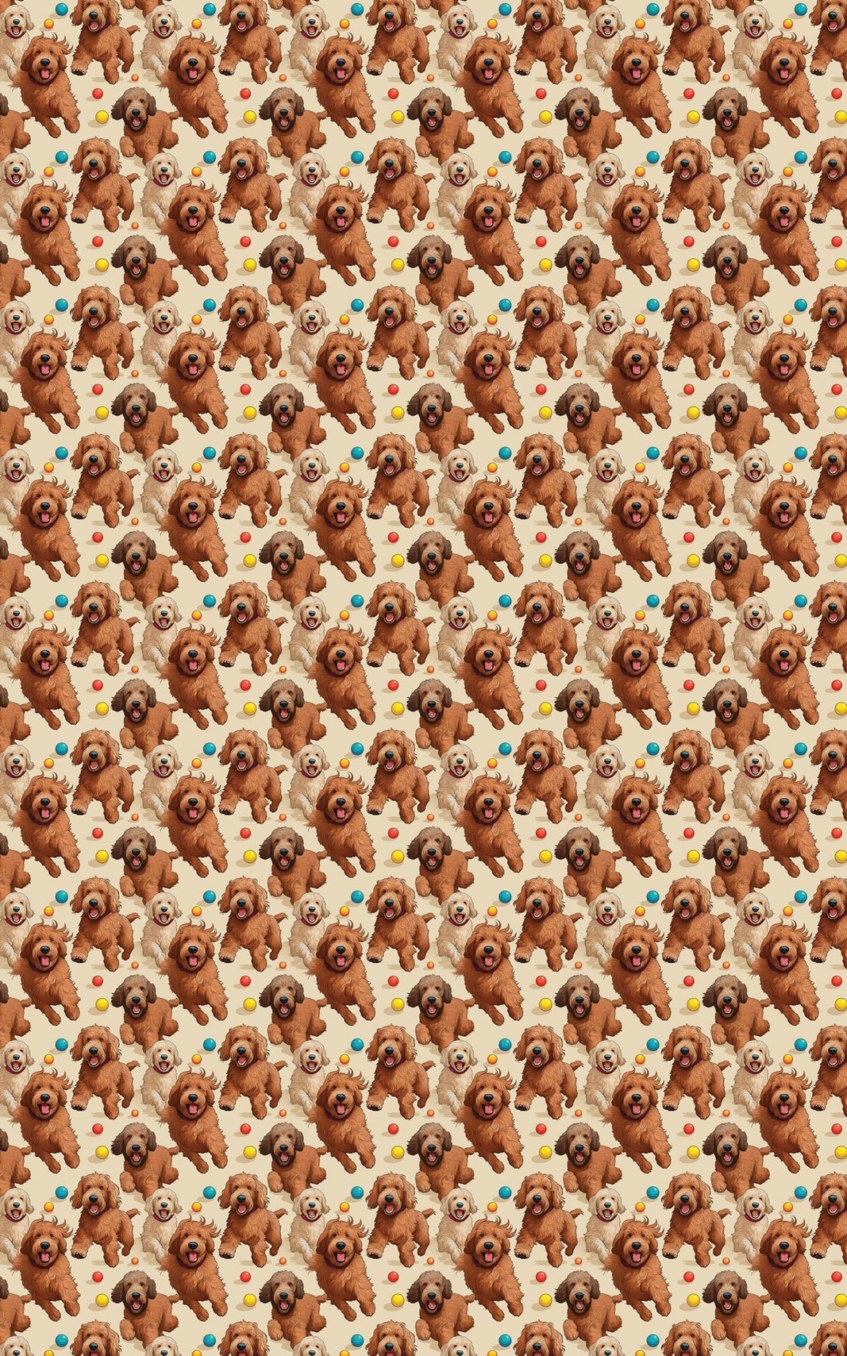 Doodle Frolics - London Penny Gift Wrap