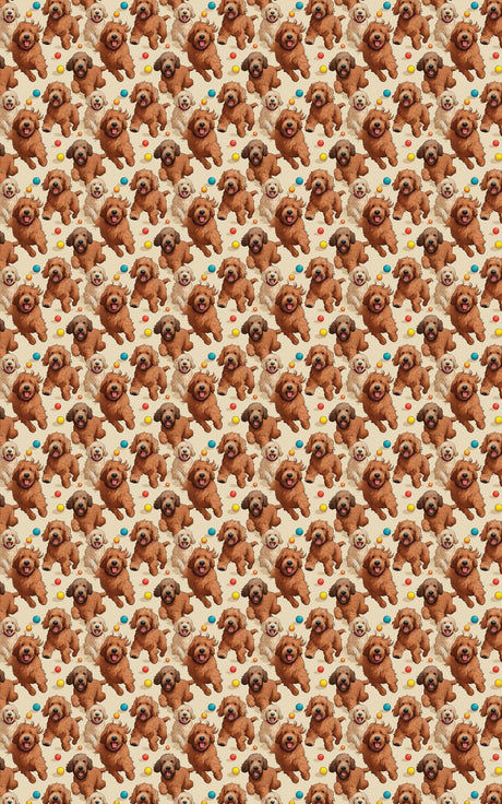 Doodle Frolics - London Penny Gift Wrap