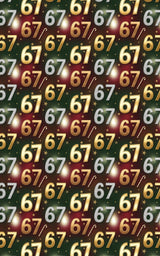 67 Candy Cane Splash - London Penny Gift Wrap