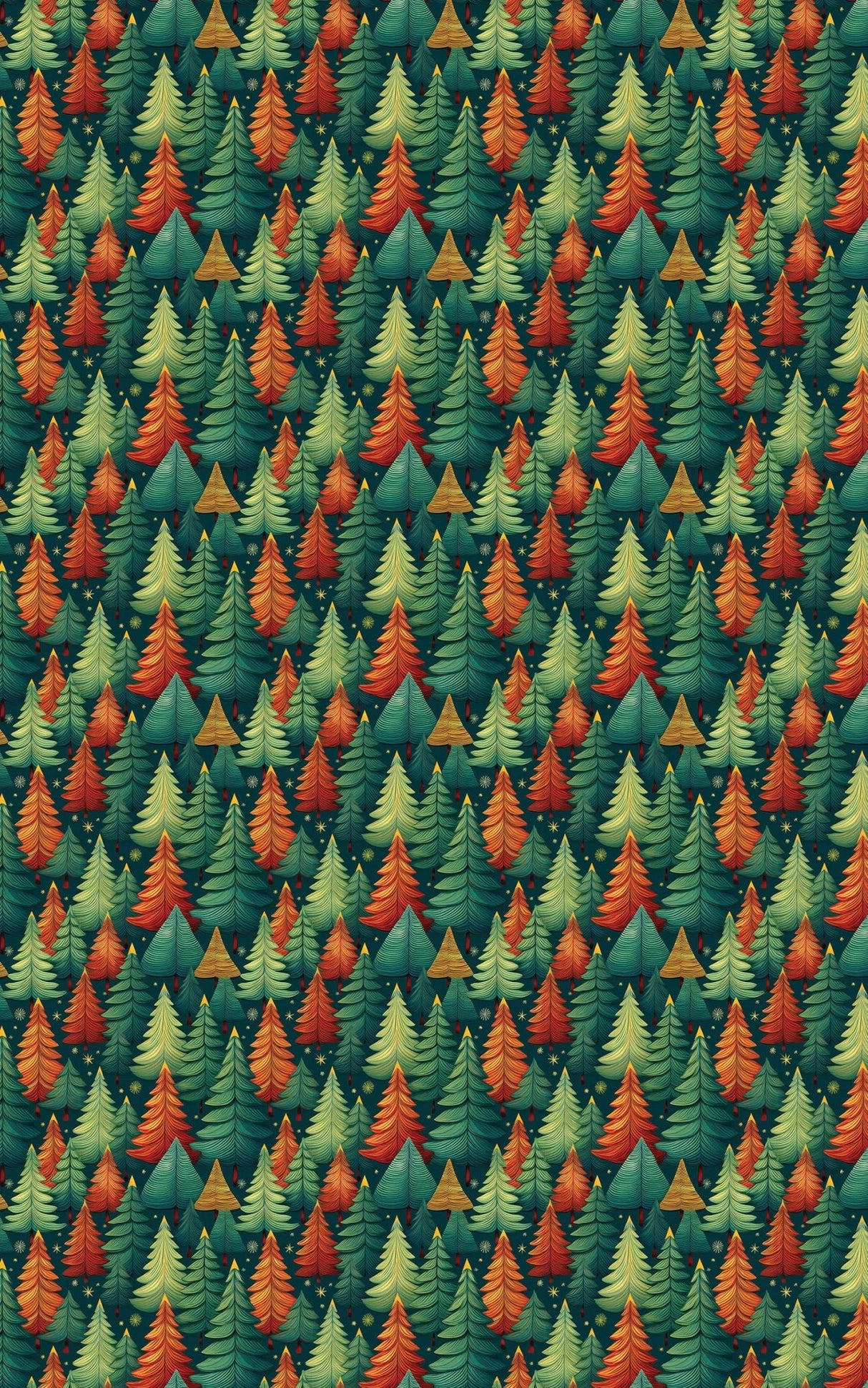 Cozy Forest Christmas - London Penny Gift Wrap