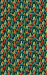 Cozy Forest Christmas - London Penny Gift Wrap