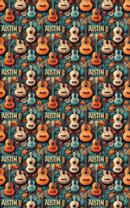 Austin – Retro Indie Revival Wrapping Paper