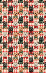 Scottish Terrier Plaid Parade - London Penny Gift Wrap