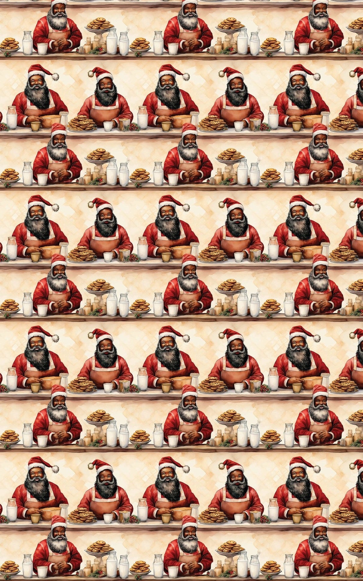 Santas Cookie Break - London Penny Gift Wrap