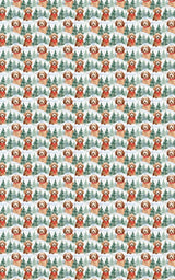 Golden Doodle Flurries - London Penny Gift Wrap