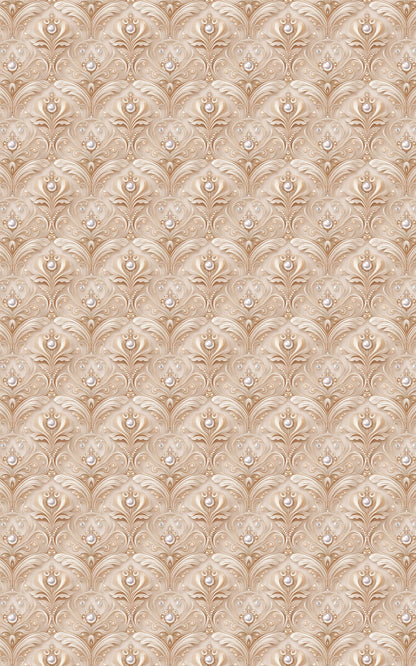 Bridal Pearl Damask