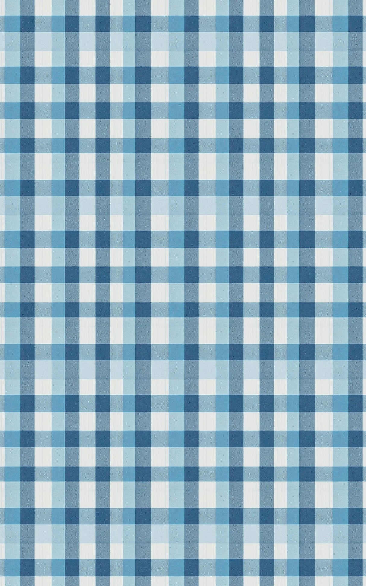 Gingham Gala Coastal Blue - London Penny Gift Wrap