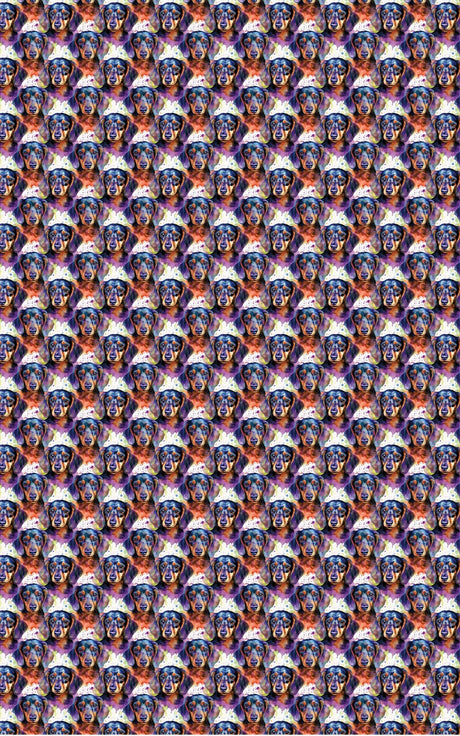 The Dashing Dachshund - London Penny Gift Wrap