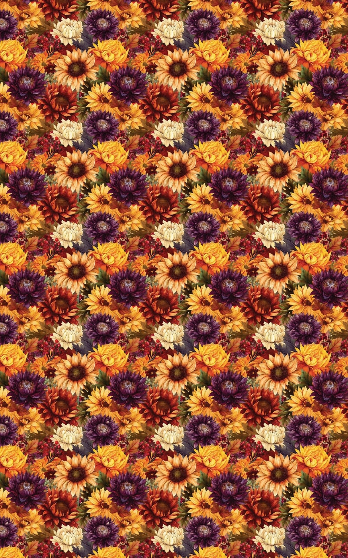 Autumn Bouquet - London Penny Gift Wrap