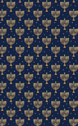 Menorah Glow - London Penny Gift Wrap
