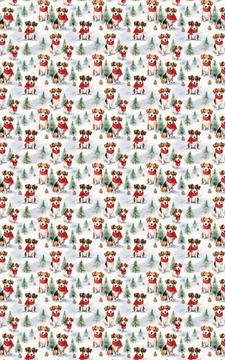 Jack Russel Joy - London Penny Gift Wrap