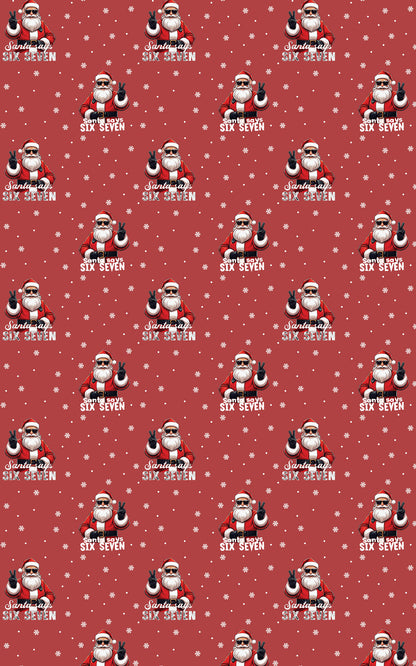 Santa Says 67 - Red