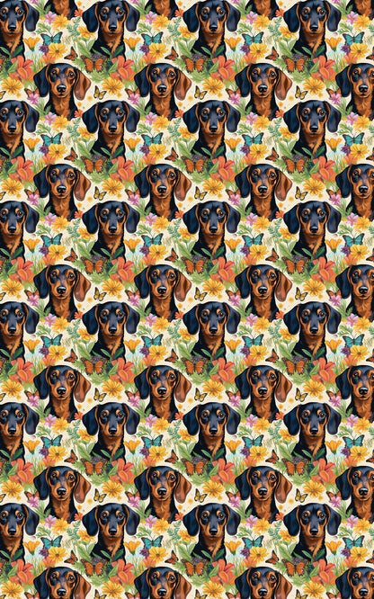 Dachshund Garden Party
