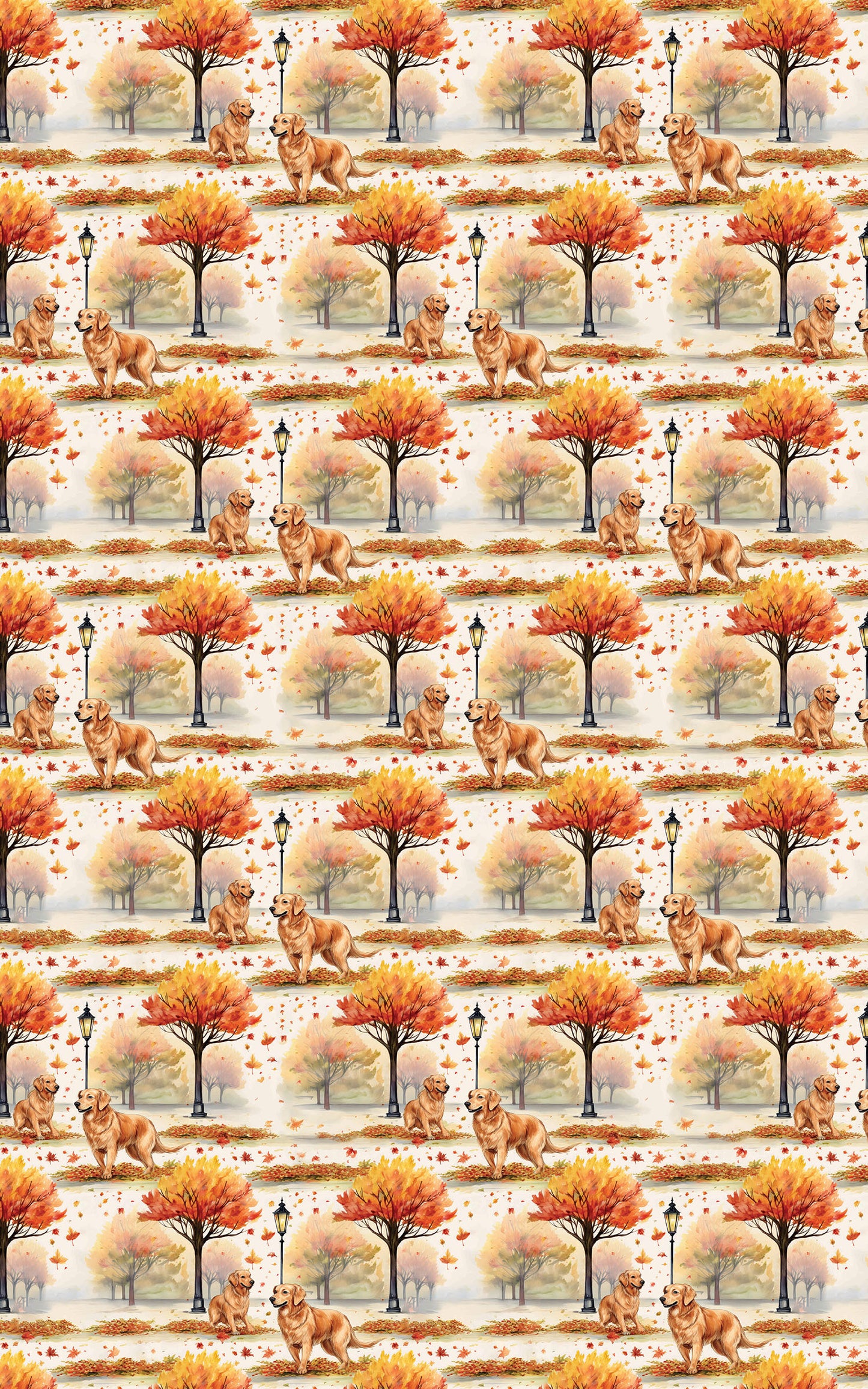 Golden Retriever Fall