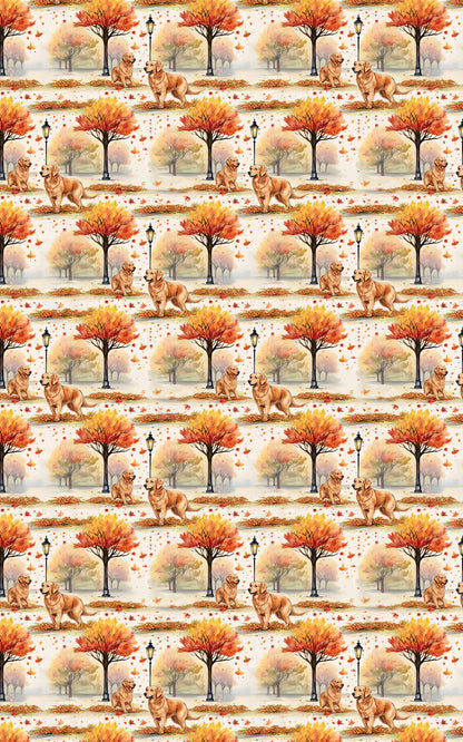 Golden Retriever Fall