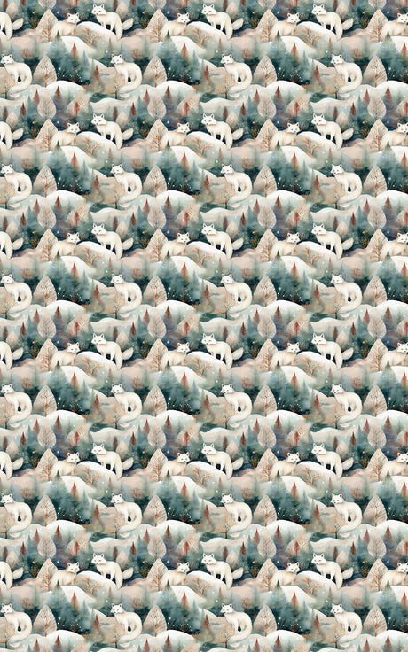 Northlight Fox - London Penny Gift Wrap