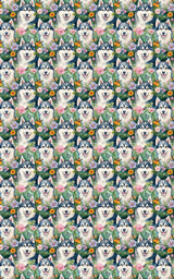 Husky Garden Party - London Penny Gift Wrap