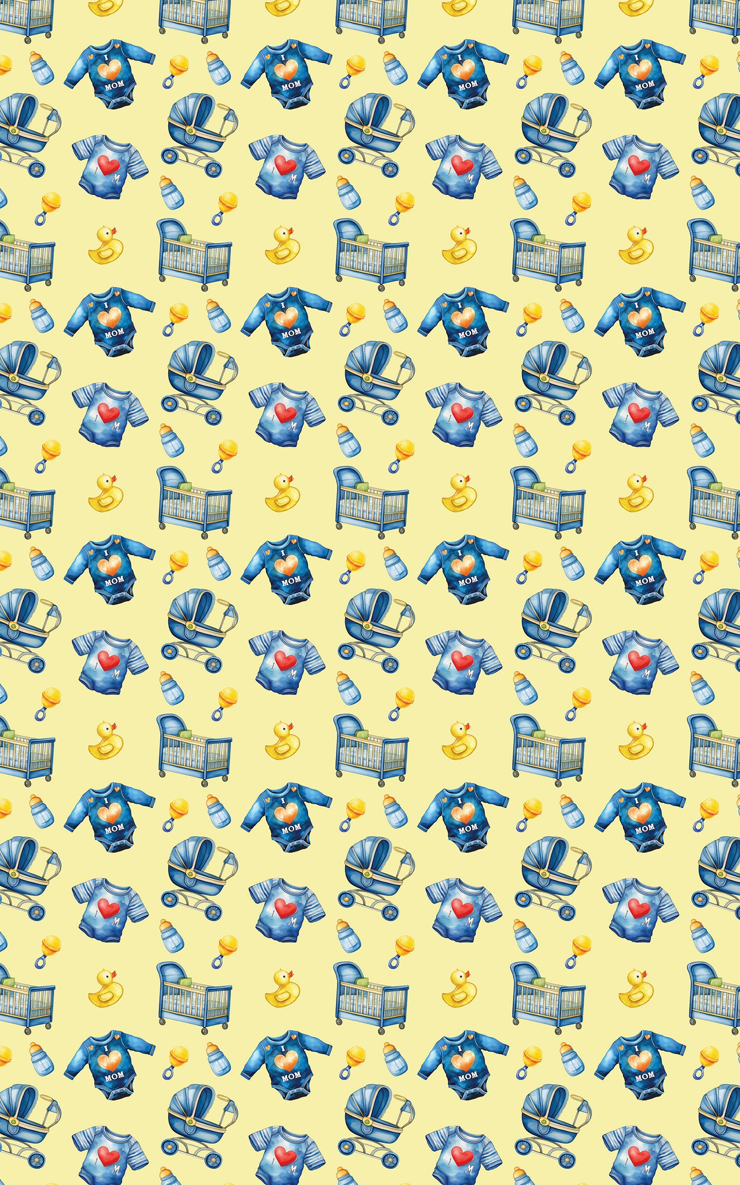 I Love Mom - Yellow