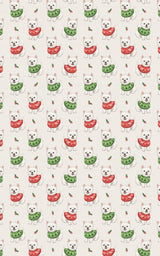 White Westie Holiday Sweaters - London Penny Gift Wrap