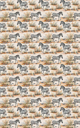 Serene Safari Stripes - London Penny Gift Wrap