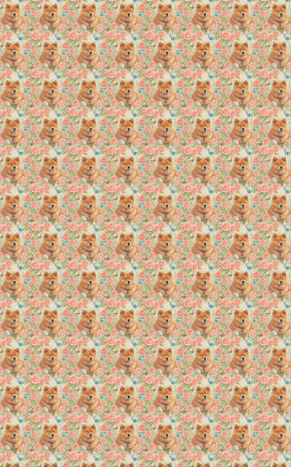 Penny Pastel Garden Sherpa Blanket